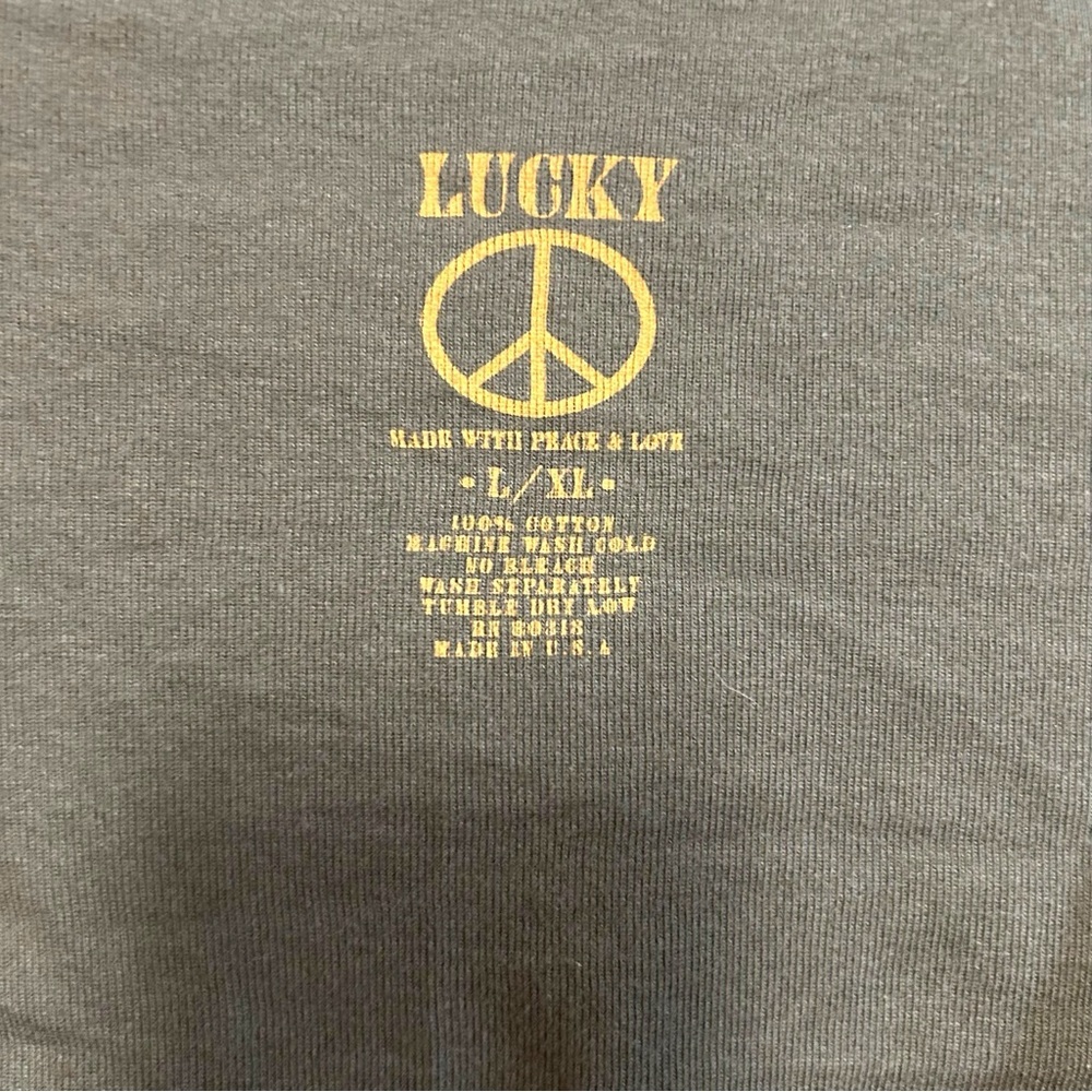 Y2K RARE lucky brand L/XL shrug cardigan arm tattoo dagger‎ PRINT arm sleeve tie - Picture 6 of 14